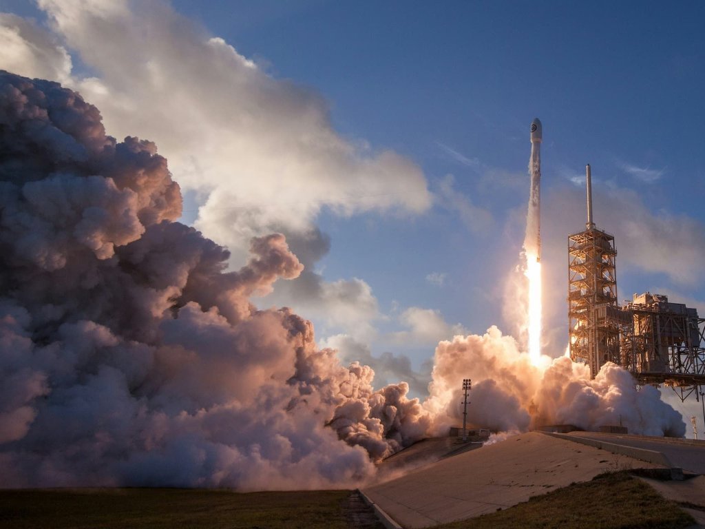 The environmental impact of frequent commercial rocket launches.